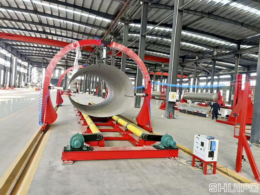 帶氣動(dòng)夾緊龍門(mén)架的長(zhǎng)軸滾輪架 帶氣動(dòng)夾緊龍門(mén)架的長(zhǎng)軸滾輪架